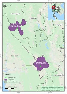 Bacterial Microbiome in Wild-Caught Anopheles Mosquitoes in Western Thailand